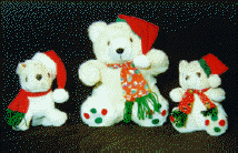 Christmas Plush, teddy bears