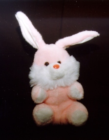 Easter Plush Bunny sitting pk